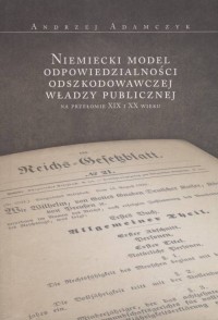 Niemiecki model odpowiedzialności - okładka książki