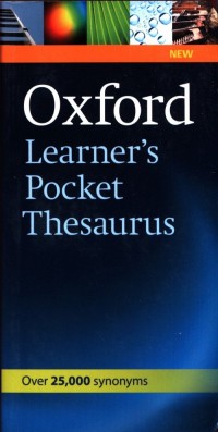 Oxford Learners Pocket Thesaurus - okładka książki