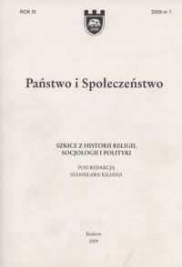 Państwo i Społeczeństwo nr 1/2009 - okładka książki