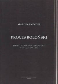 Proces boloński. Projekt społeczno-edukacyjny - okładka książki