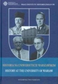 Historia na Uniwersytecie Warszawskim - okładka książki