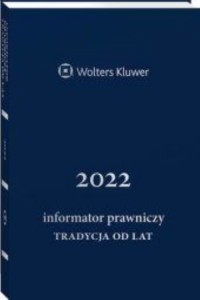 Informator Prawniczy 2022 Tradycja - okładka książki