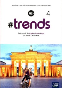 J. Niemiecki 4 #trends. Podręcznik - okładka podręcznika