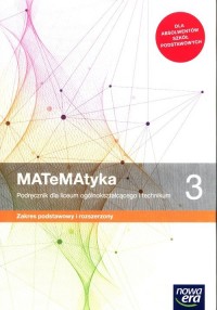MATeMAtyka LO 3 ZPR Podr. 2021 - okładka podręcznika