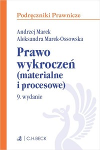Prawo wykroczeń materialne i procesowe - okładka książki