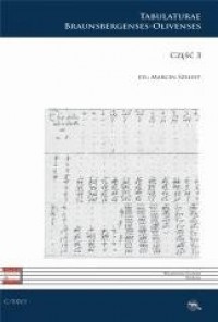 C XXV. Tabulaturae Braunsbergenses-Olivenses - okładka książki