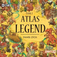 Atlas legend. Tom 1 (CD mp3) - pudełko audiobooku