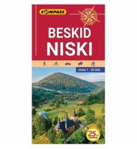 Mapa turystyczna - Beskid Niski - okładka książki