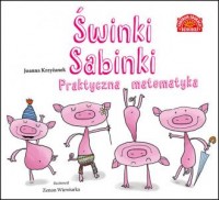 Świnki Sabinki Praktyczna matematyka - okładka książki