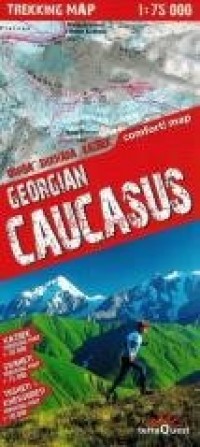 Trekking map Georgian Caucasus - okładka książki