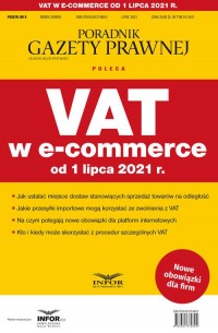 VAT w e-commerce od 1 lipca 2021. - okładka książki