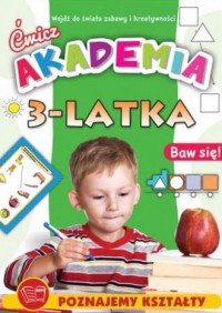 Ćwicz Akademia 3-latka - okładka podręcznika