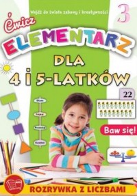 Ćwicz Elementarz dla 4 i 5-latków - okładka podręcznika