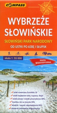 Mapa - Wybrzeże Słowińskie.. 1:55 - okładka książki