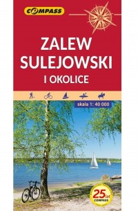 Mapa - Zalew Sulejowski i okolice - okładka książki