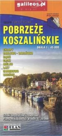Pobrzeże koszalińskie - Mapa turystyczna - okładka książki