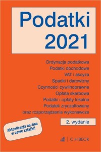 Podatki 2021 z aktualizacją online - okładka książki