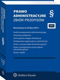 Prawo administracyjne Zbiór przepisów - okładka książki