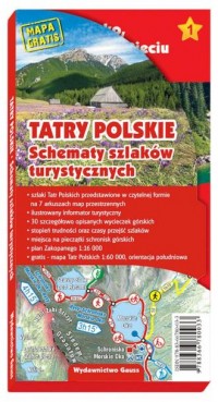 Tatry polskie. Schematy szlaków - okładka książki