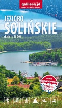 Mapa - Jezioro Solińskie 1:25 000 - okładka książki