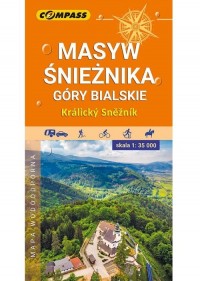 Mapa turystyczna - Masyw Śnieżnika - okładka książki