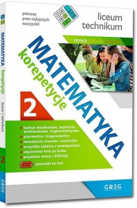 Matematyka korepetycje cz. 2. Liceum - okładka podręcznika