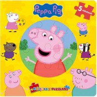 Peppa Pig. Książka z puzzlami - okładka książki