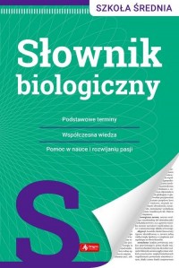 Słownik biologiczny - okładka książki