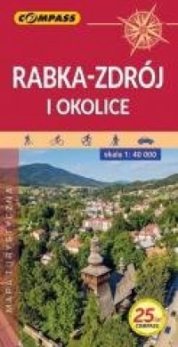 Rabka-Zdrój i okolice 1:40 000 - okładka książki