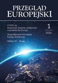 Przegląd Europejski 1/2021 - okładka książki