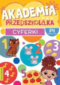 Akademia przedszkolaka cyferki - okładka książki