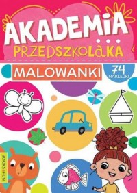 Akademia przedszkolaka malowanki - okładka książki