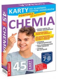 Chemia. Karty edukacyjne - okładka podręcznika