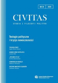 Civitas nr 26. Studia z filozofii - okładka książki