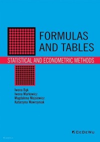 Formulas and tables Statistical - okładka książki
