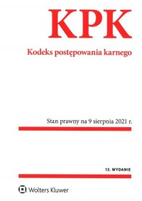 Kodeks postępowania karnego. Przepisy - okładka książki