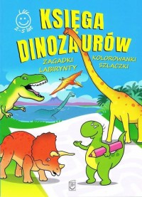 Księga Dinozaurów (activity) Zagadki, - okładka książki