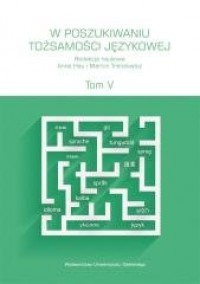 W poszukiwaniu tożsamości językowej. - okładka książki