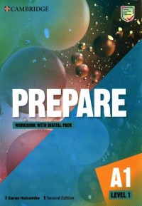 Prepare Level 1 Workbook with Digital - okładka podręcznika