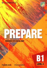 Prepare Level 4 Workbook with Digital - okładka podręcznika