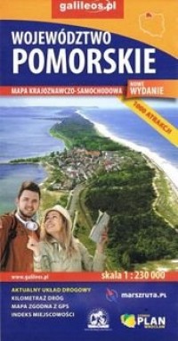 Województwo Pomorskie. Mapa krajoznawczo-samochodowa - okładka książki