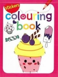 Colouring book z naklejkami. Lody - okładka książki