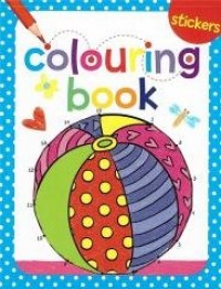 Colouring book z naklejkami. Piłka - okładka książki