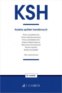 KSH Kodeks spółek handlowych oraz - okładka książki