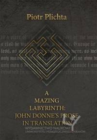 A mazing labyrinth: John Donne - okładka książki