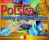 Atlas + Puzzle 200. Polska Krainy - zdjęcie zabawki, gry