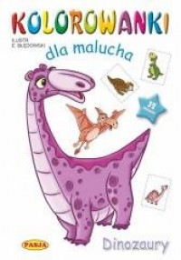 Kolorowanki dla malucha. Dinozaury - okładka książki