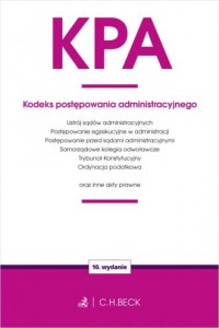 KPA. Kodeks postępowania administracyjnego - okładka książki