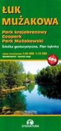 Łuk Mużakowa - mapa turystyczna - okładka książki