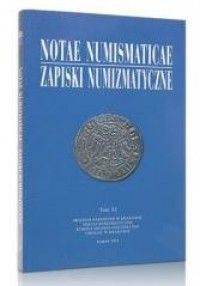 Notae Numismaticae. Zapiski Numizmatyczne. - okładka książki
